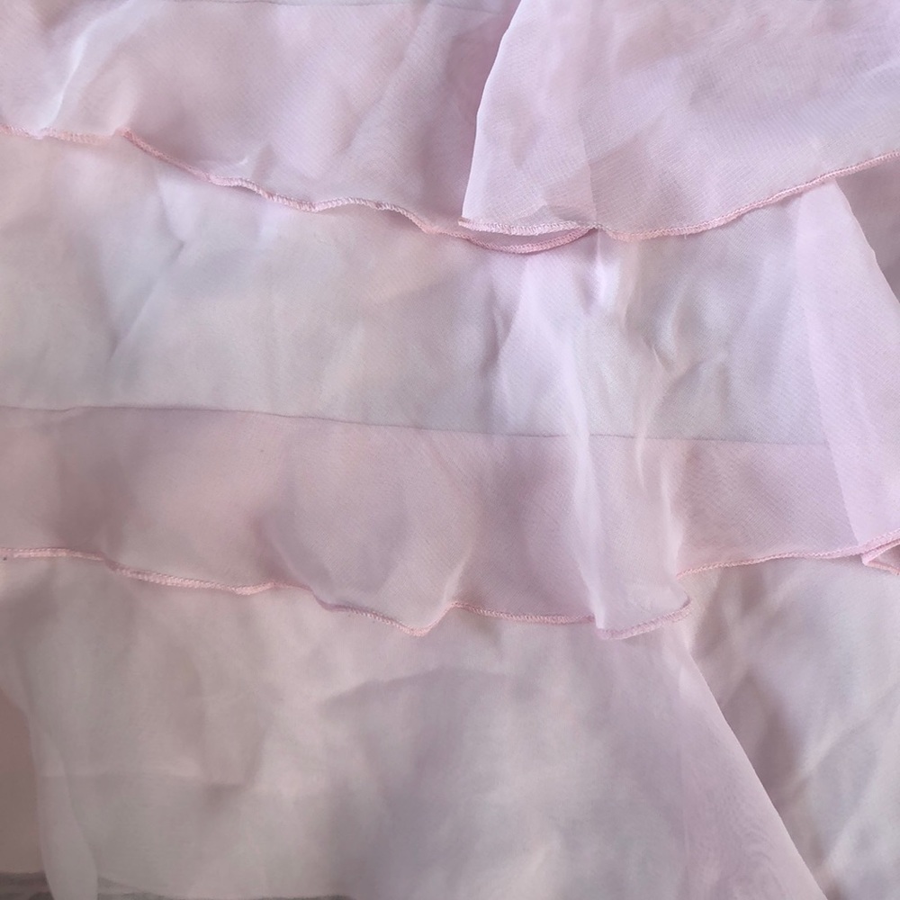 Light Pink Ruffled Tank - Picture 2 of 3